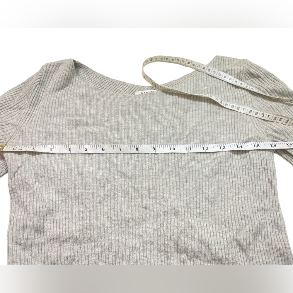 Aritiza Babaton - Kitano Sweater Ribbed Knit Twist Back Minimalist Sweater - Picture 12 of 12